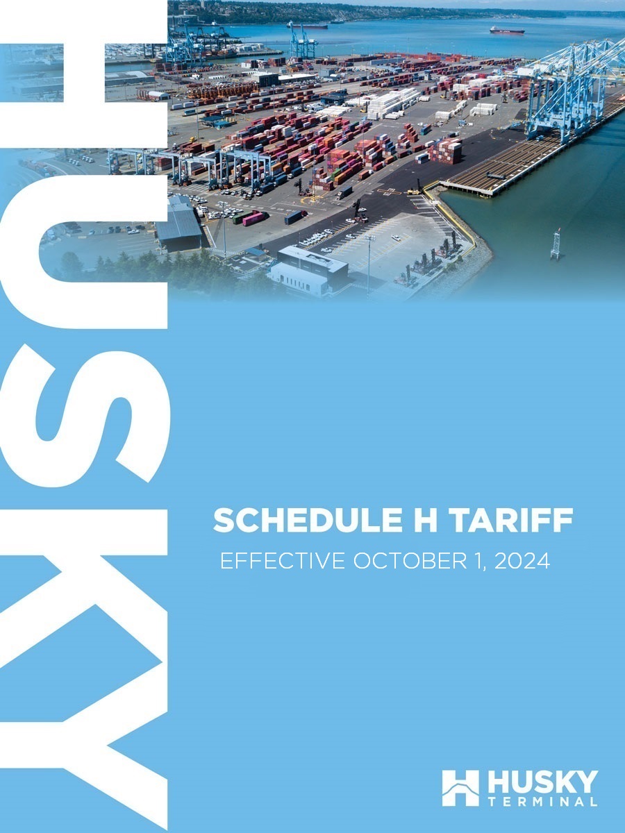 Schedule H Tariff October 1, 2024