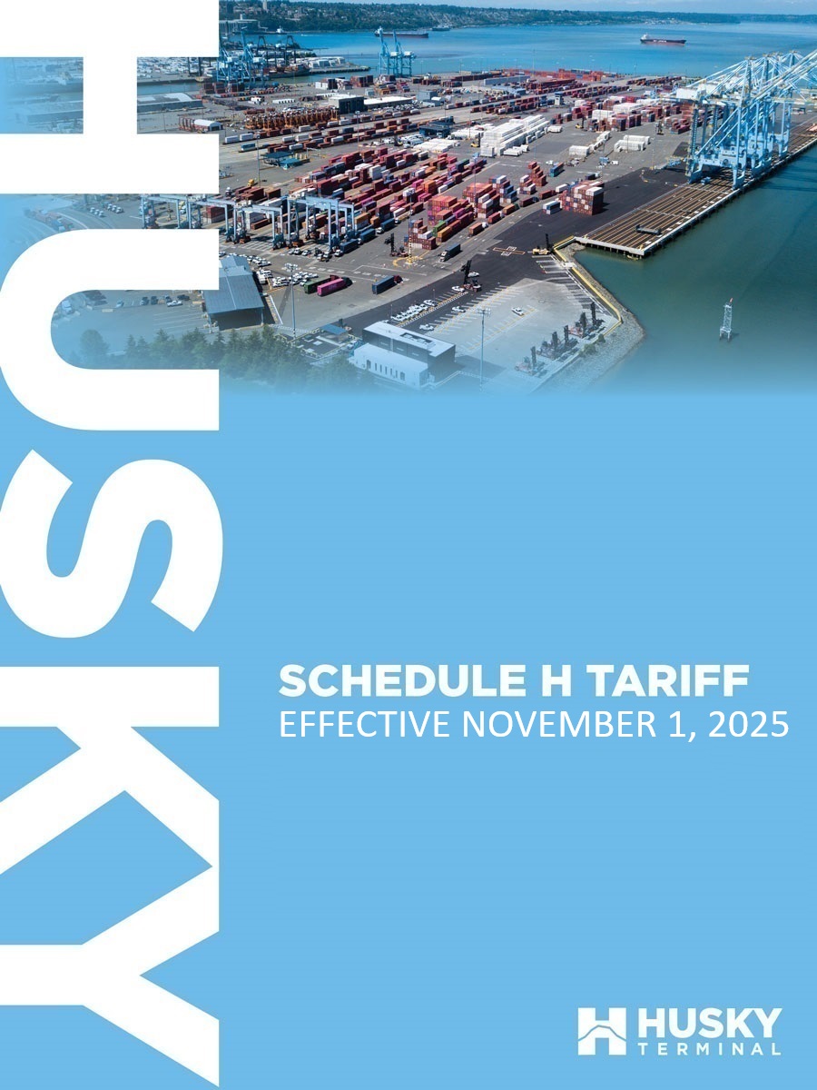 Schedule H Tariff November 1, 2025
